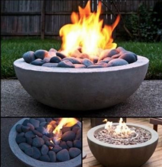 Como Fazer Uma Linda Fogueira de Concreto