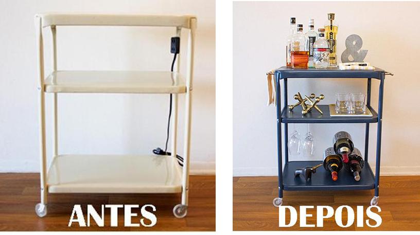 Como Renovar Carrinho de Bebidas Velho