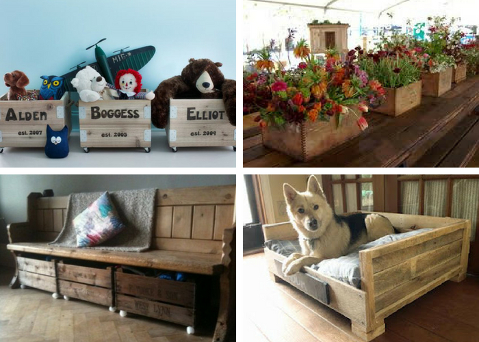 decorando com caixotes