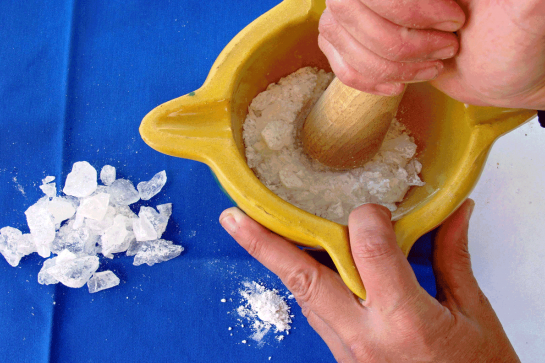 triturar a pedra hume