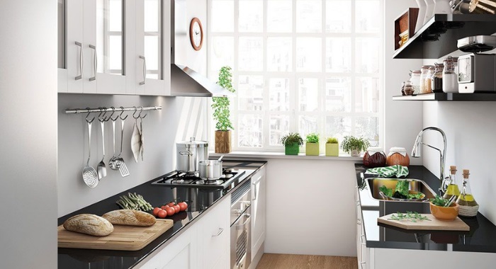 Truques e ideias para pintar uma cozinha pequena