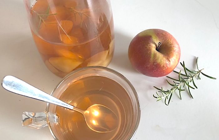 infusao de maça com alecrim