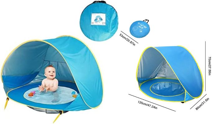 tenda com piscina