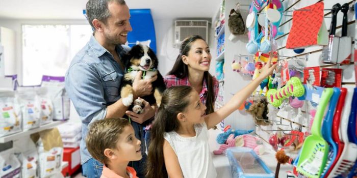 familia no pet shop