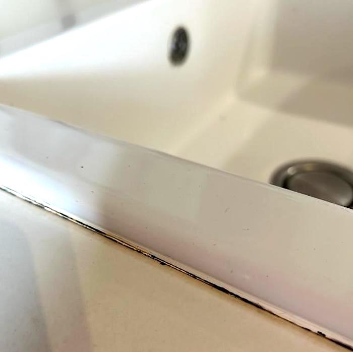 Como eliminar mofo preto da silicone da cozinha e do banheiro mofo pia